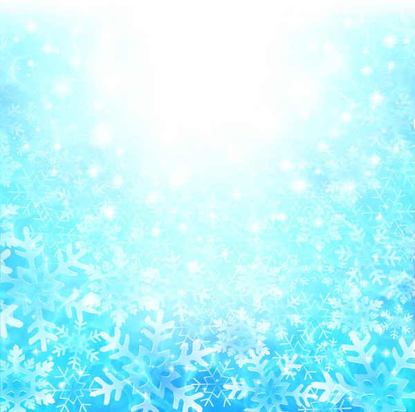 Christmas snow background 　 — Vector de stock